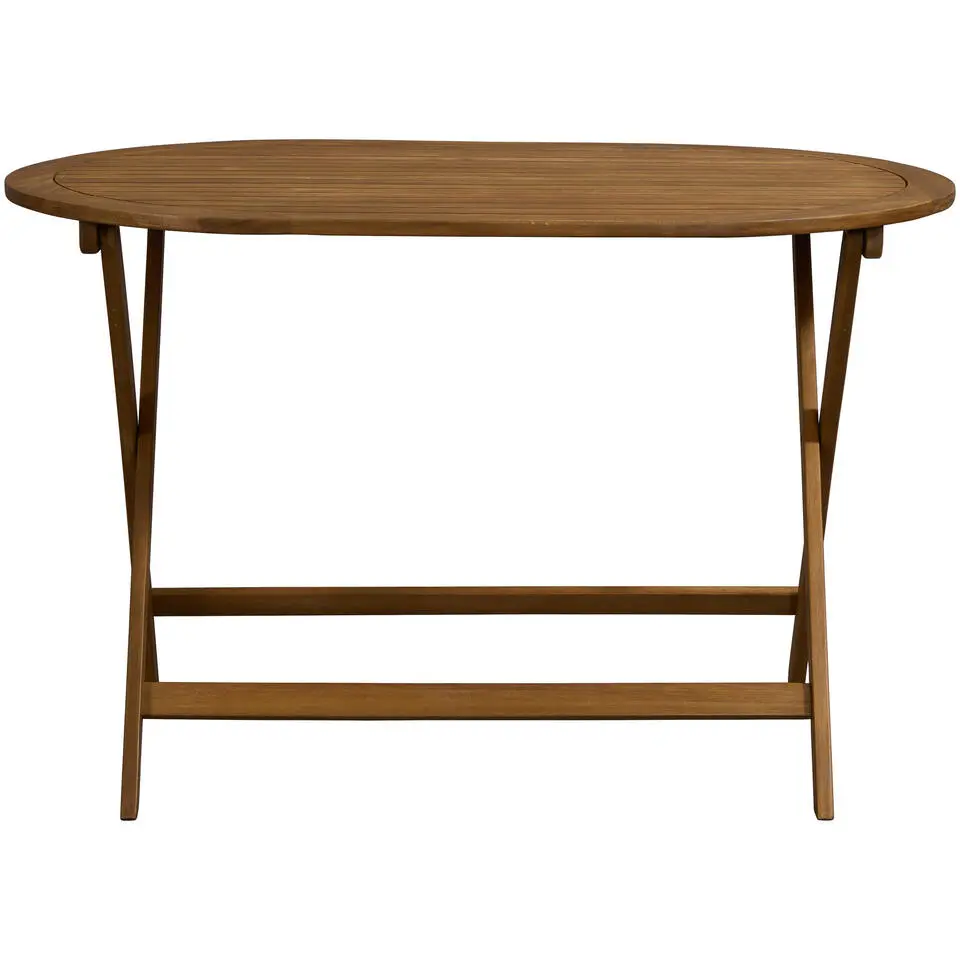 Tuintafel Bari inklapbaar - naturel - 75x120x75 cm