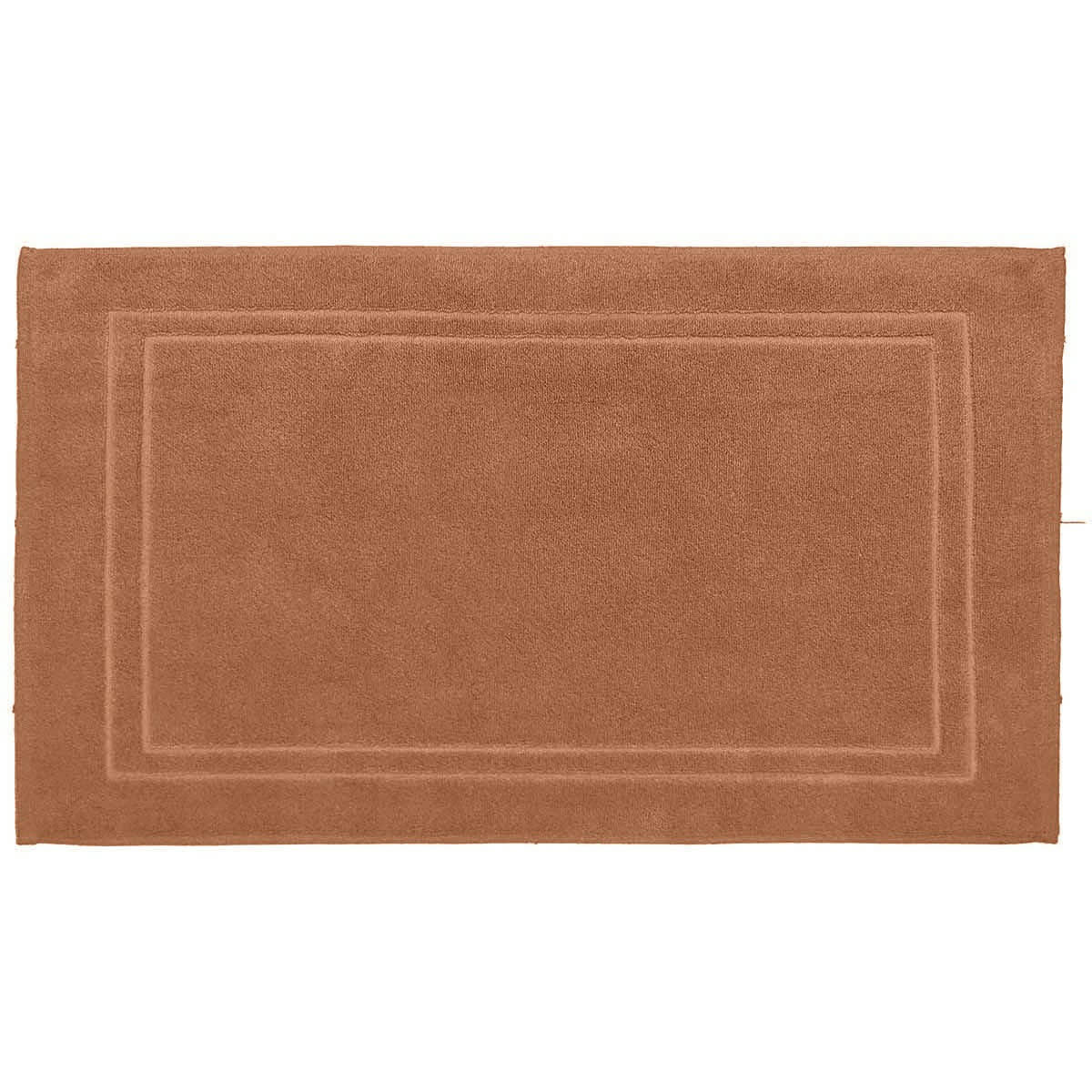 LUXURY - Tapis de bain 900gr/m²  brique 50x80 cm