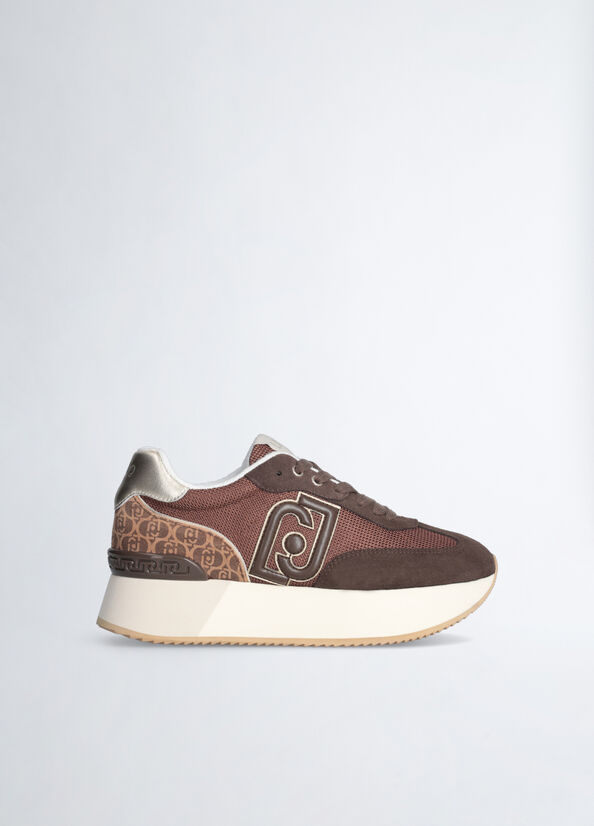 Sneakers monogram e brighty mesh