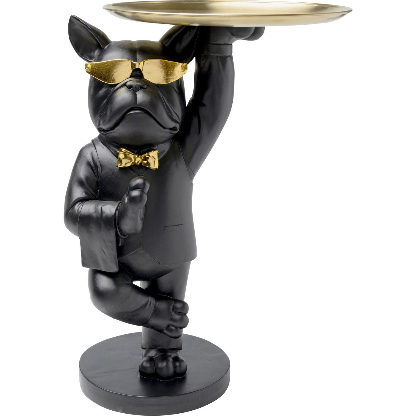 Kare Design Bijzettafel butler bulldog zwart