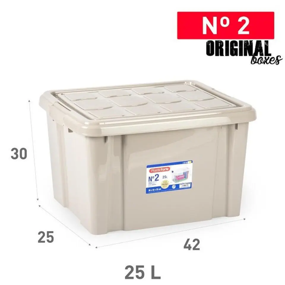 Plasticforte Multi Storage Opslagbox - beige - 25L