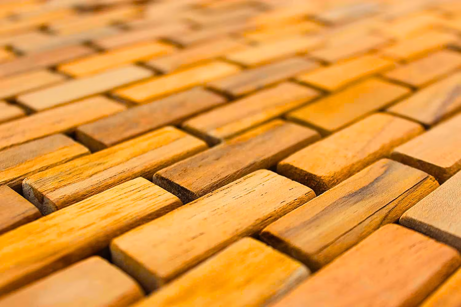 Teak Foldable Bath Mat, 27.5