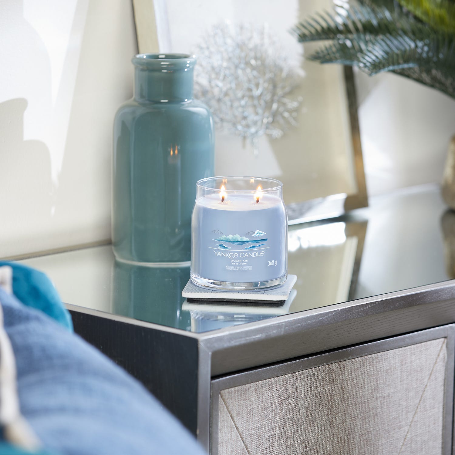 Ocean Air candela in giara media Yankee Candle