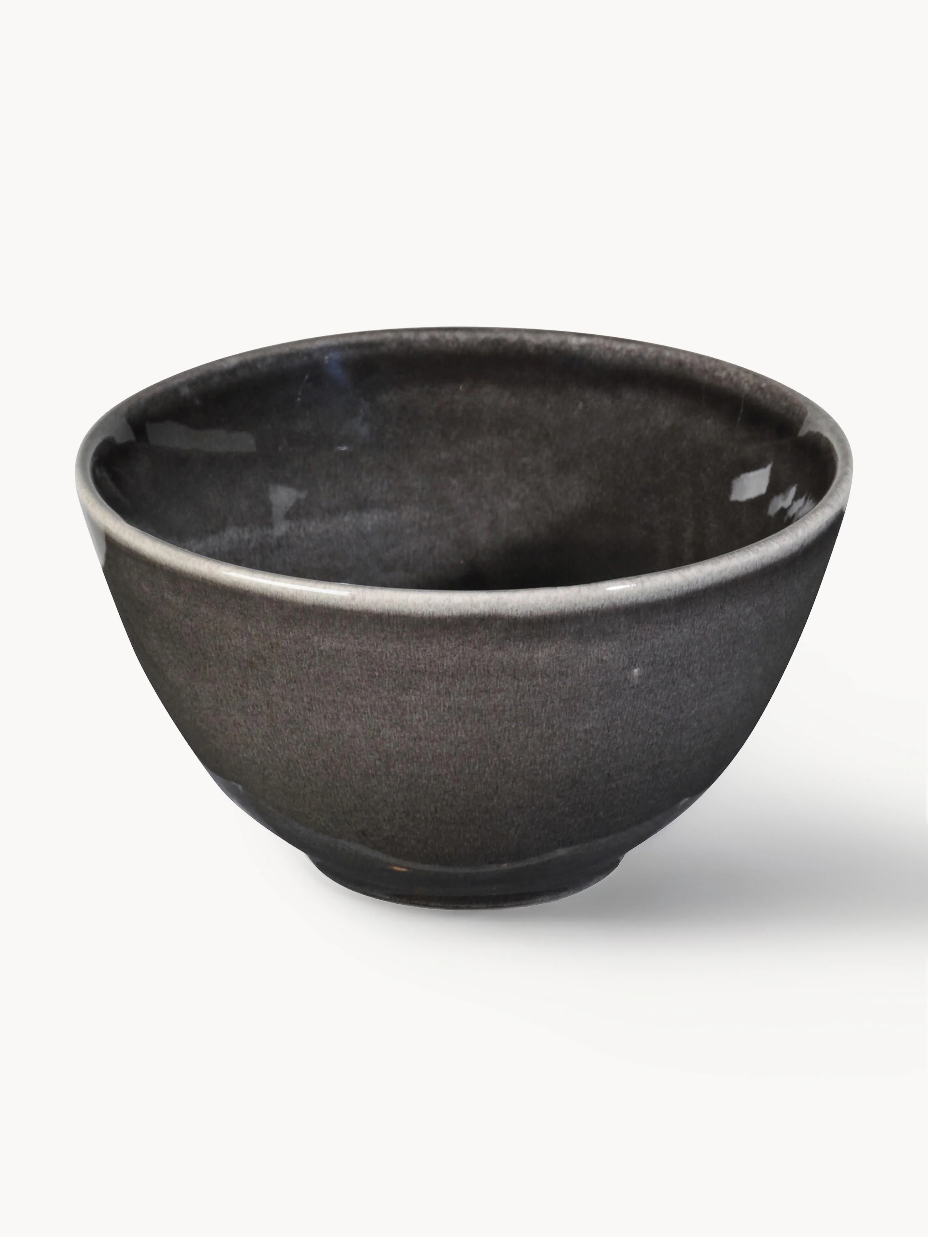 Handgemachte Schälchen Nordic Coal, 4er-Set
