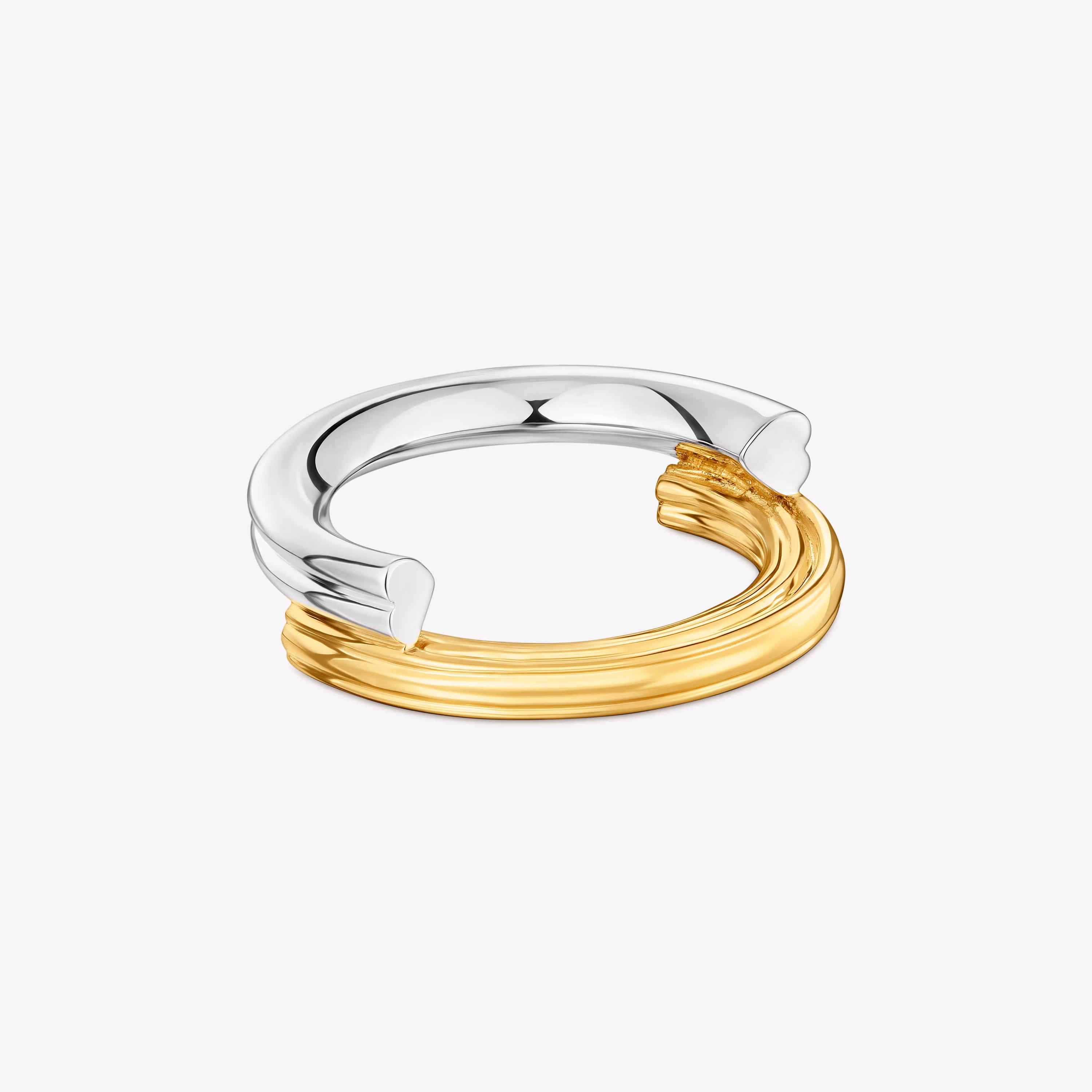 Anillo mediano bicolor y motivos oso TOUS 1950