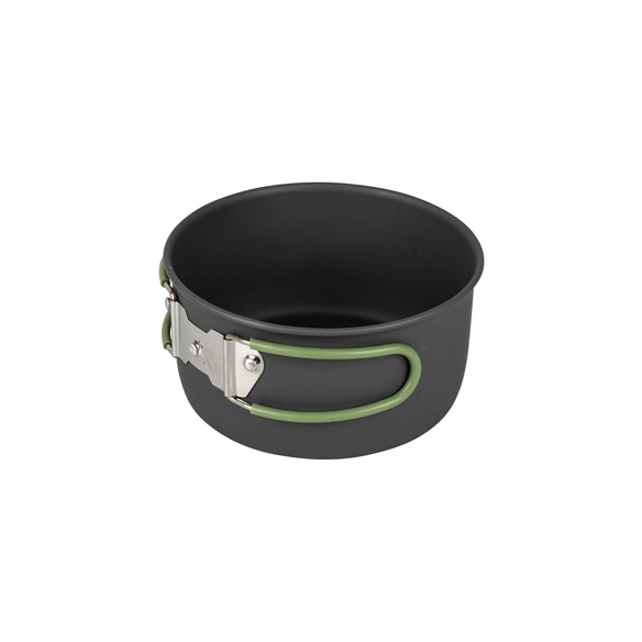 Topf-Set, grau, Aluminium