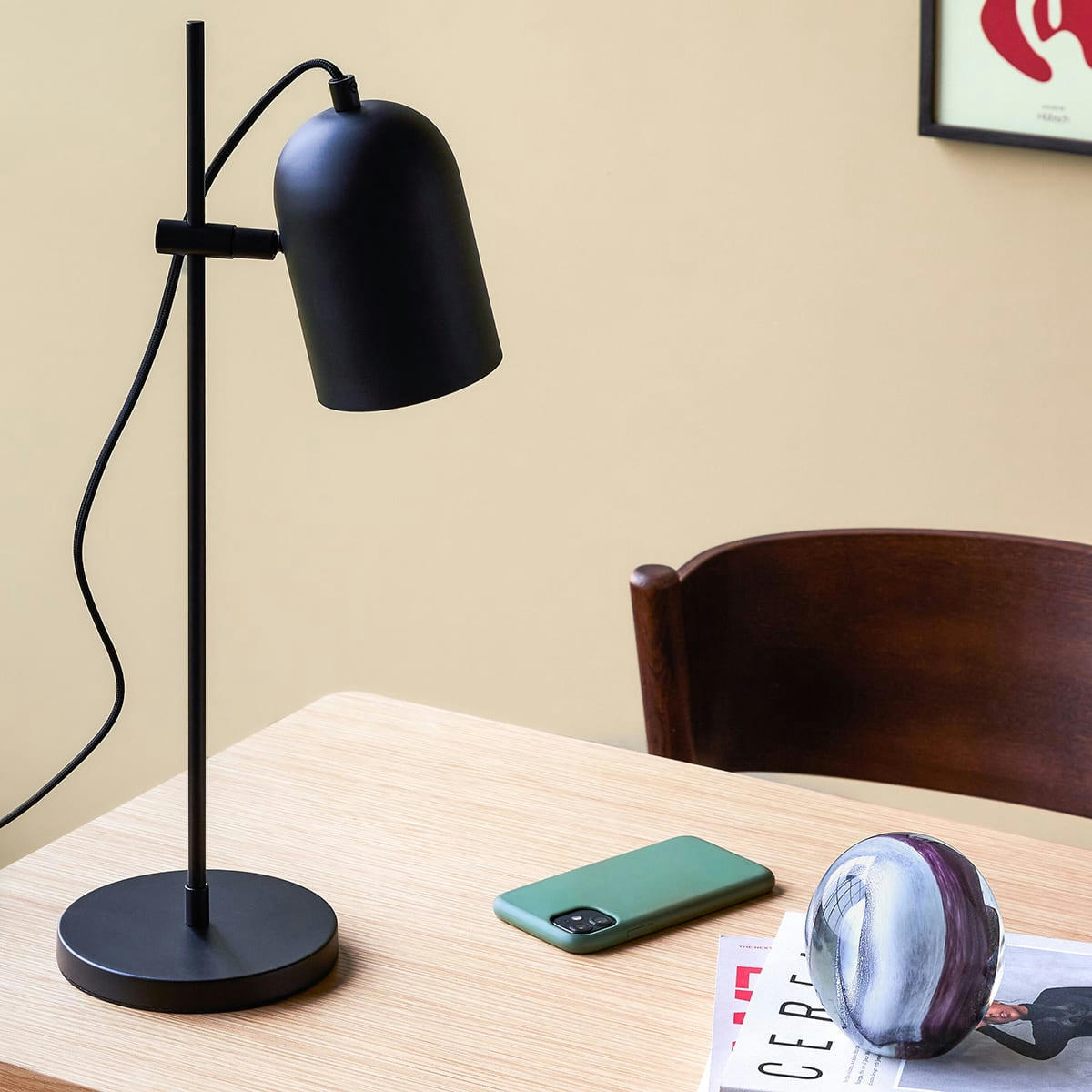 ACORN - Bureau en placage de chêne naturel