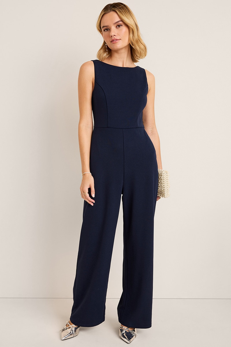 Janelle Bow Back Jumpsuit