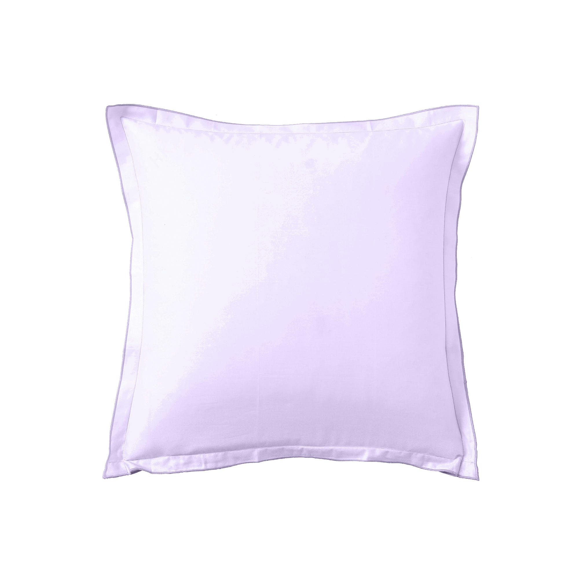 SARAILLE - Taie d'oreiller en satin de coton Violet 50x75