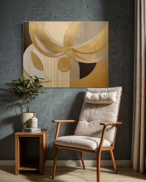 Feeby Obraz na płótnie, Abstrakcja Kształty 3D 60x40