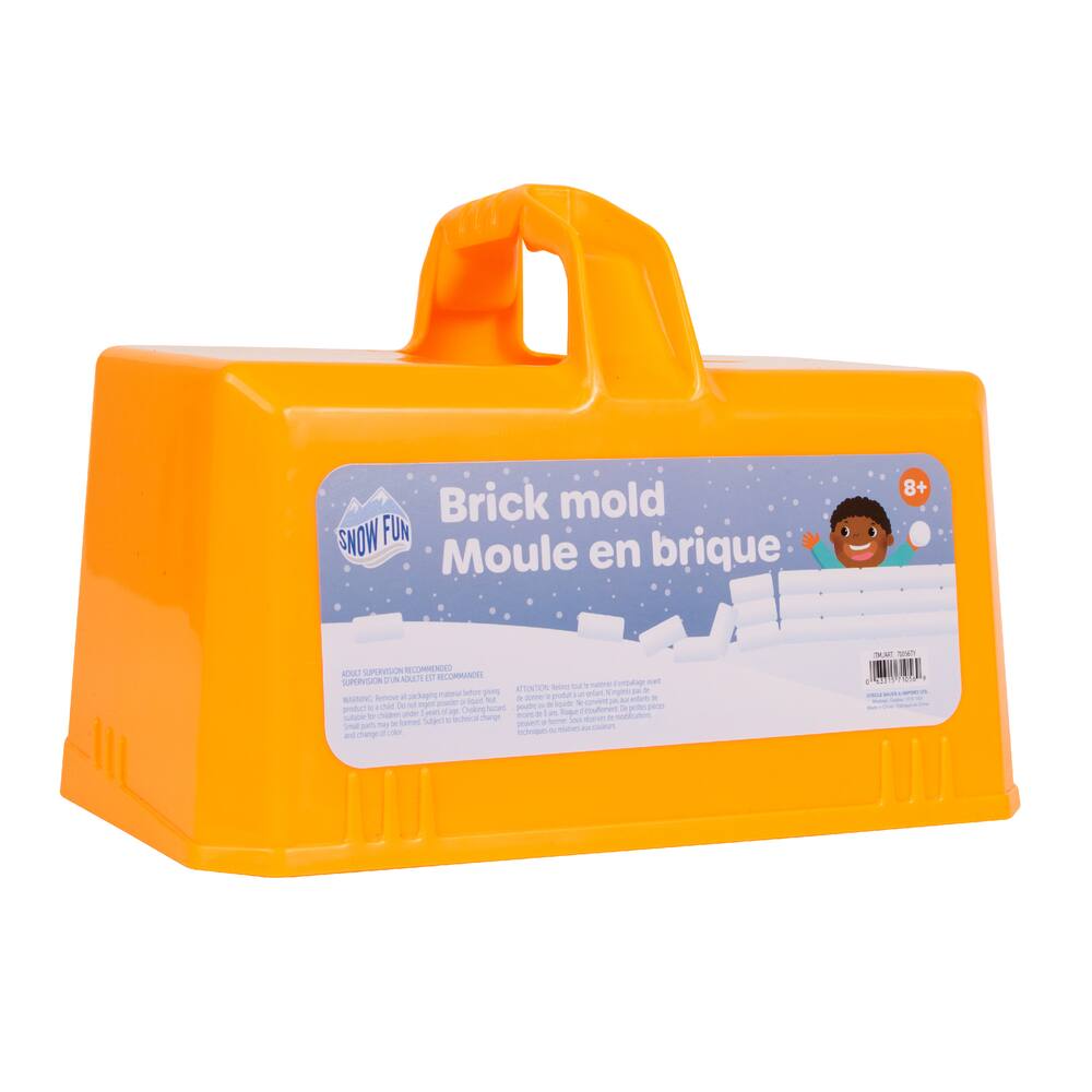 Snow Fun Kids' Plastic Snow Brick/Block Maker Mold, Winter Outdoor Snow Fort Building Toy, Ages 8+