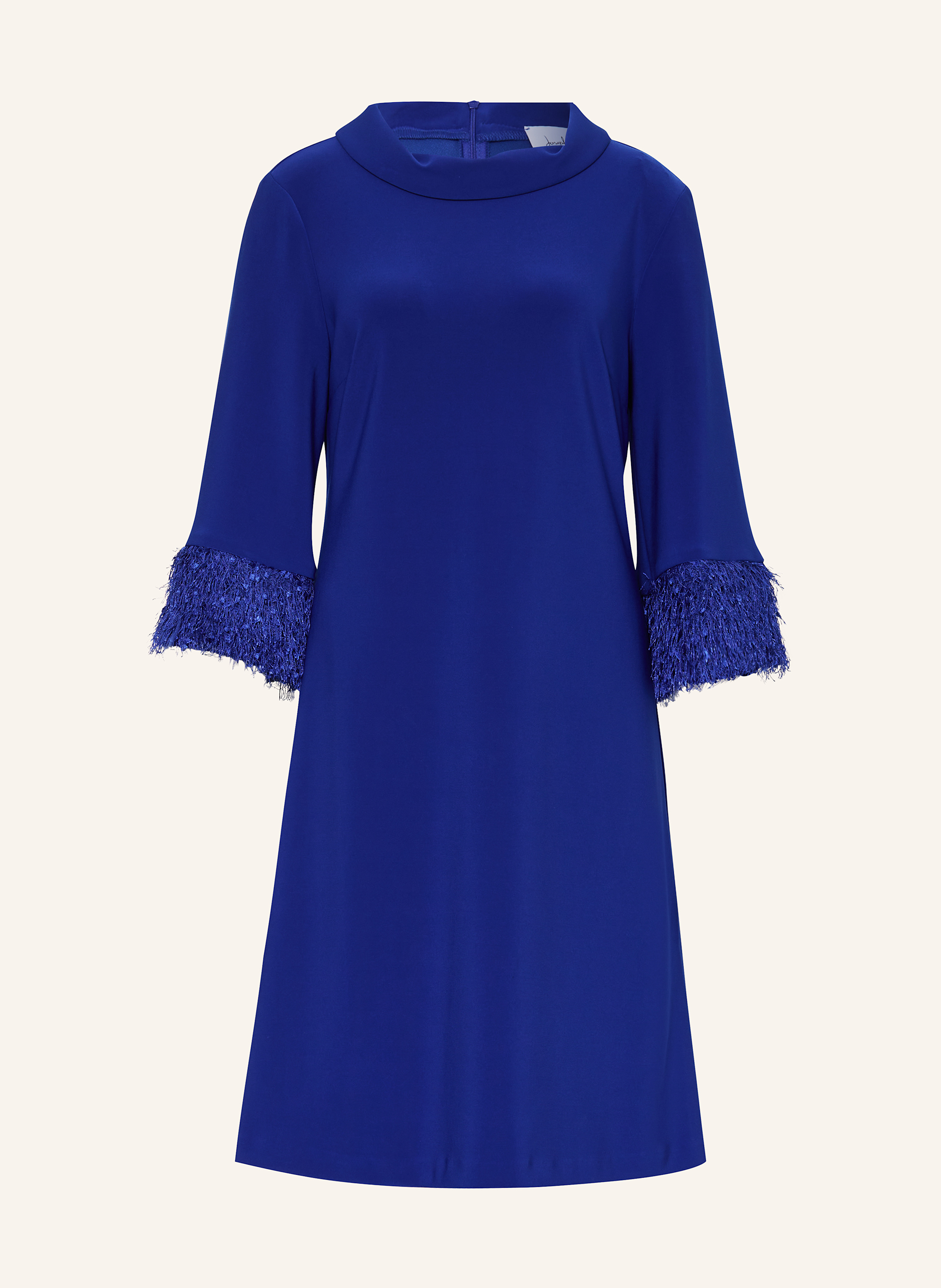 Joseph Ribkoff Kleid mit 3/4-Arm und Fransen