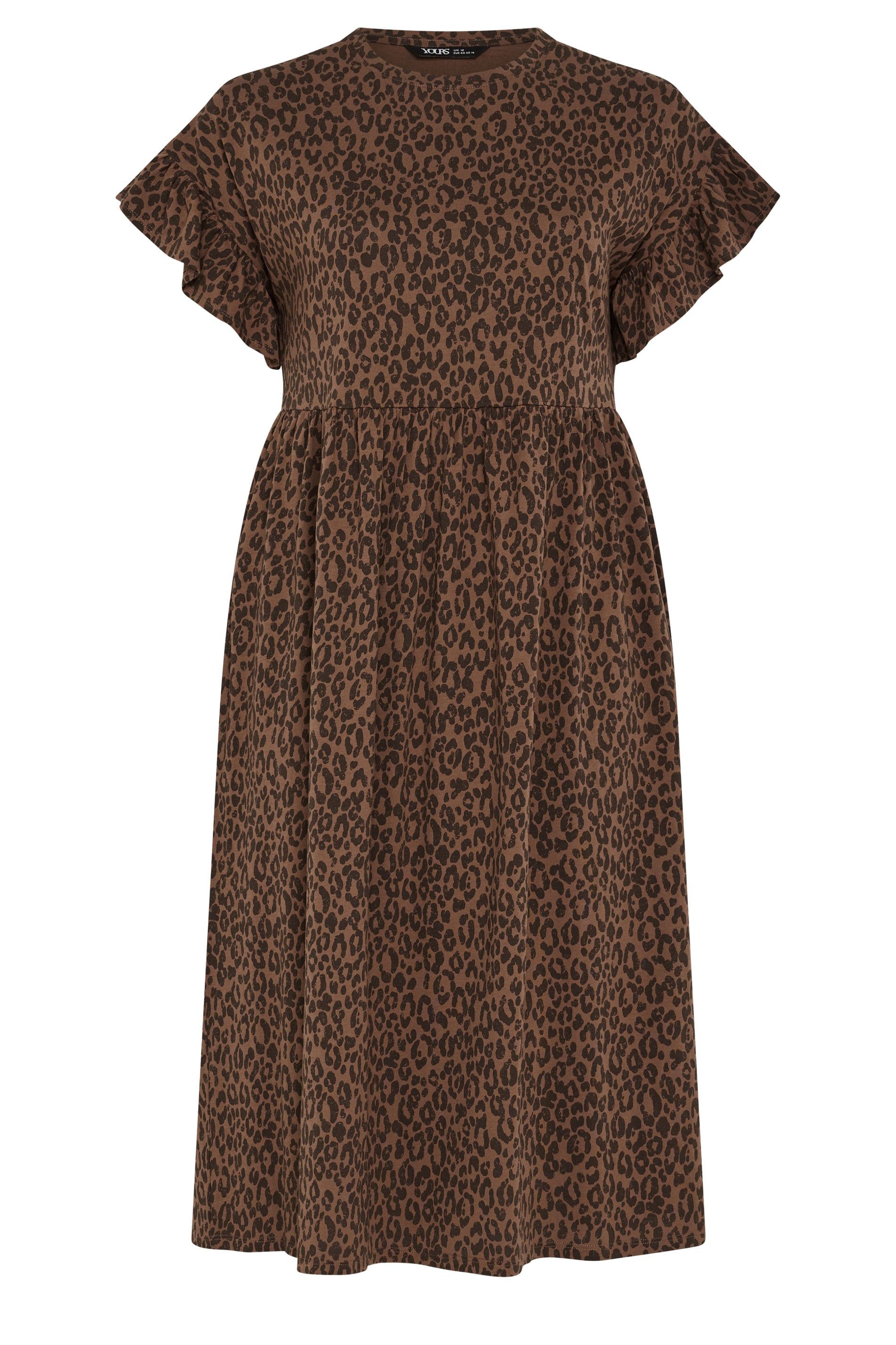 Yours Leopard Print Midi Dress