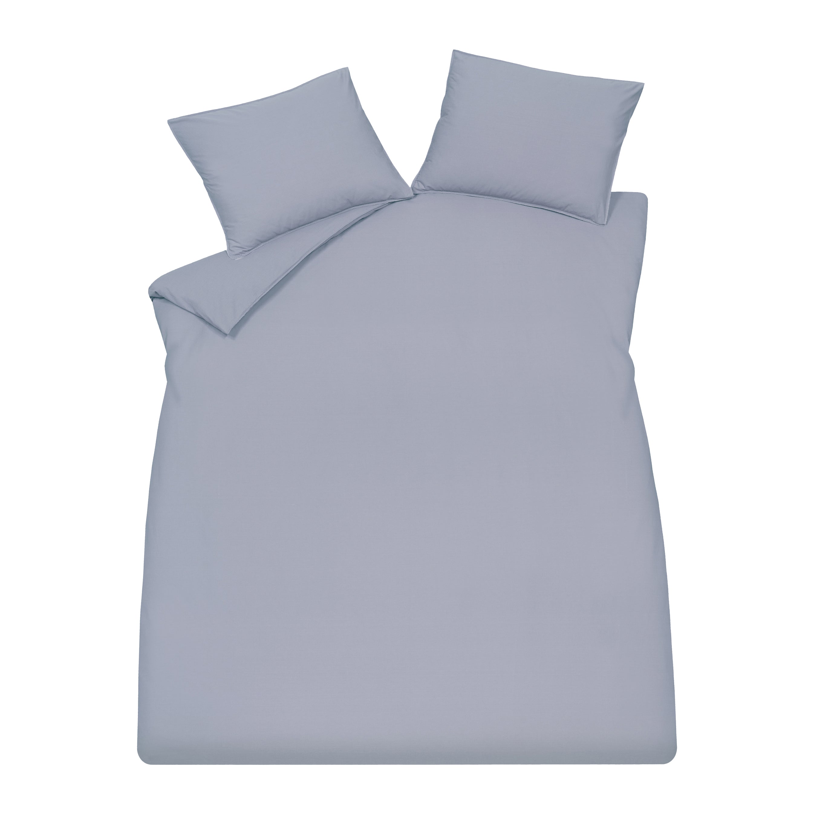 Vandyck Washed Cotton Dekbedovertrek 200x200/220 cm - Lavender Blue