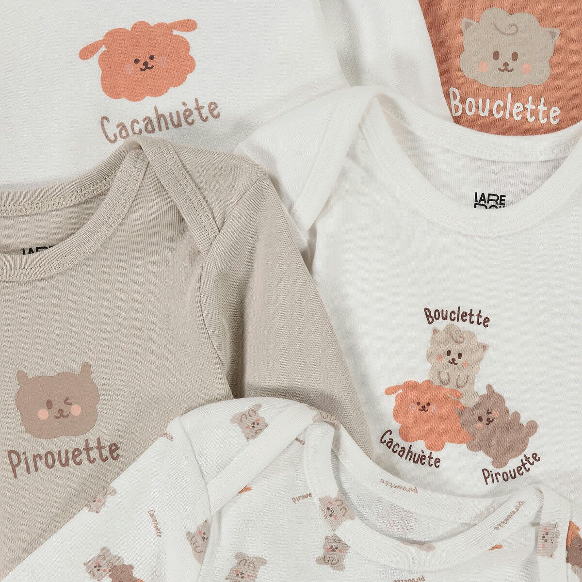 Lot de 5 bodies manches longues