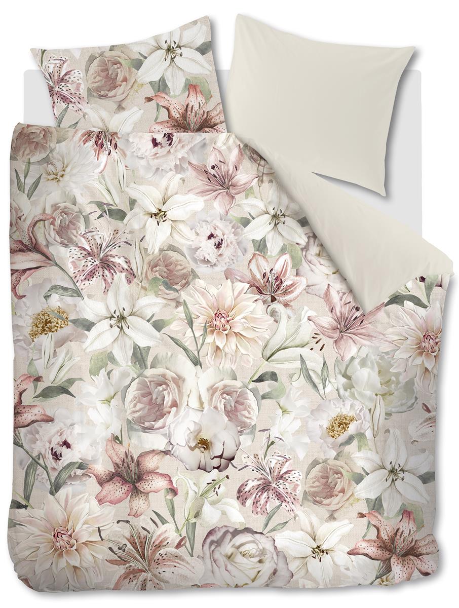 Riviera Maison dekbedovertrek Lily Love - 260x200/220 cm - roze