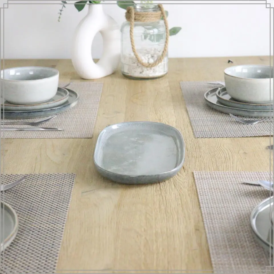 OTIX Serveerschaal Tapas Schaal Set van 2 37x21 Aardewerk BEECH