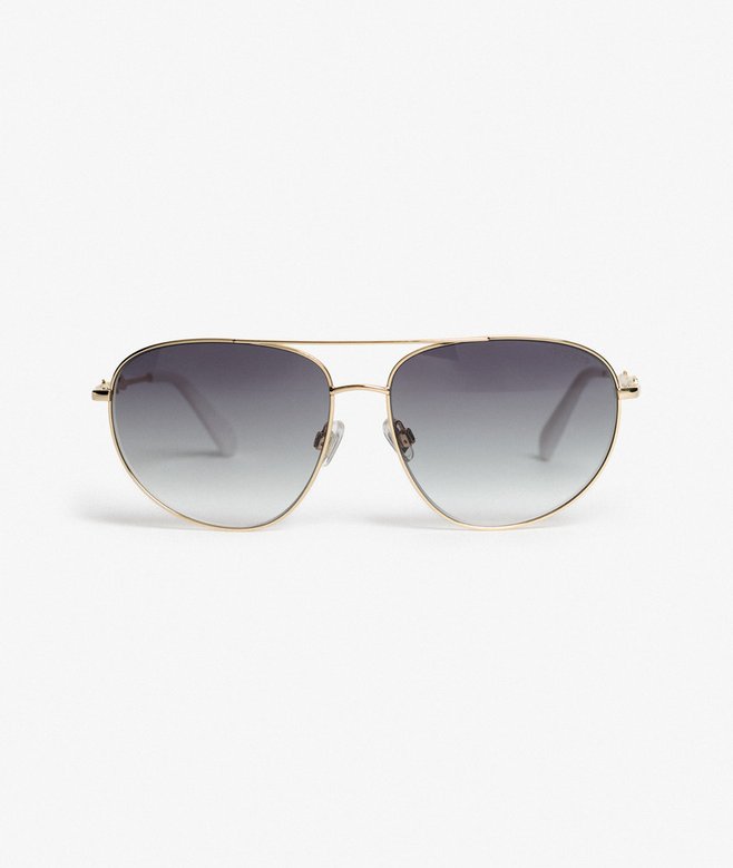 Gradient Lens Aviator Sunglasses