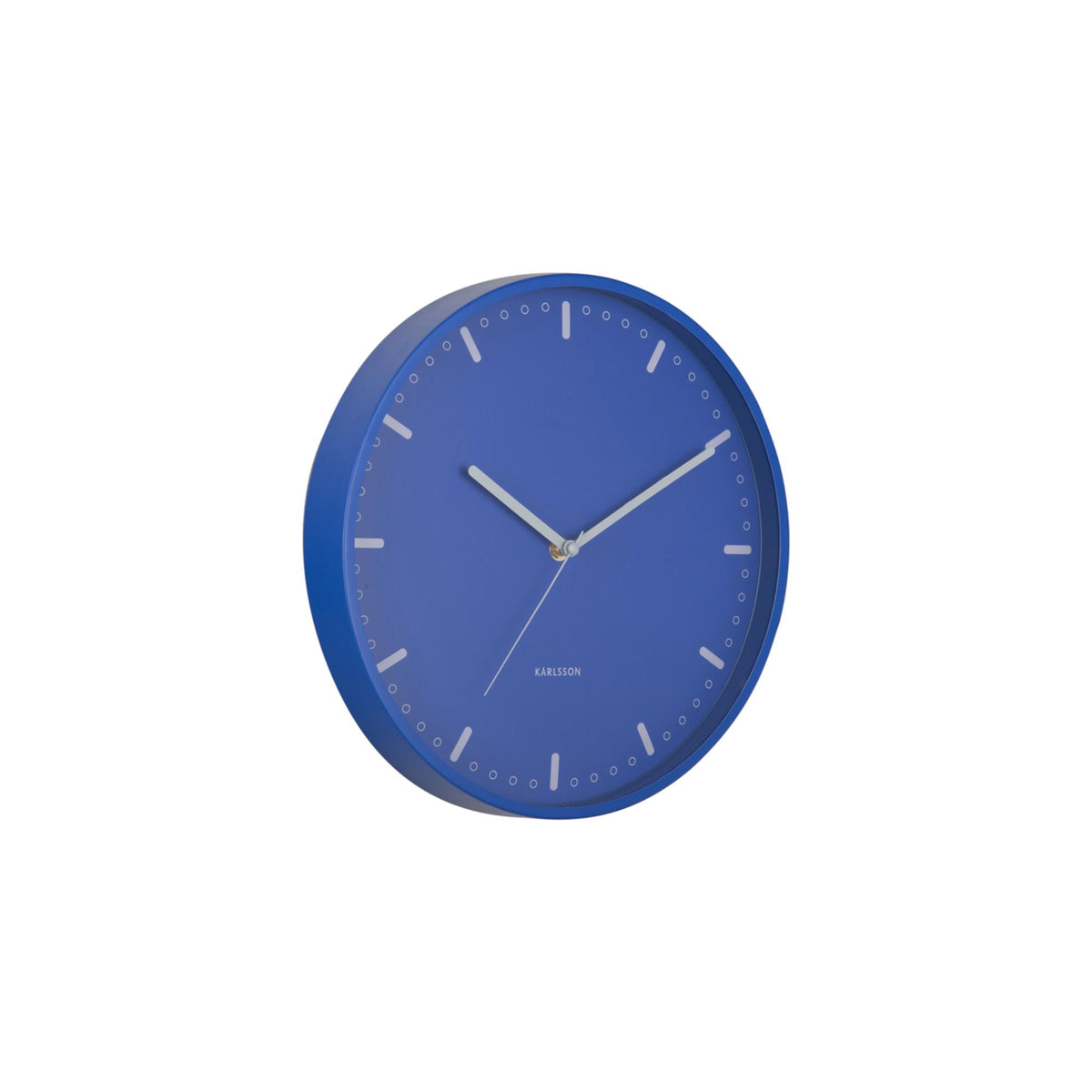 Karlsson wandklok Cool Retro - blauw - Ø30cm