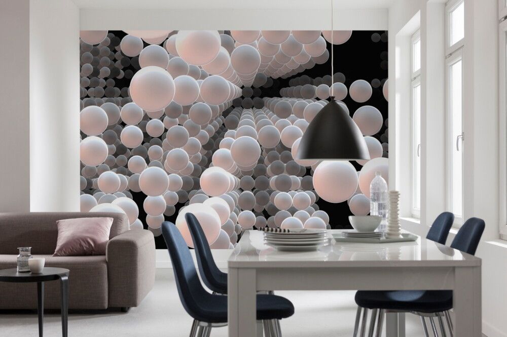 FOTOTAPET KOMAR 3D SPHERICAL 368 X 254 CM