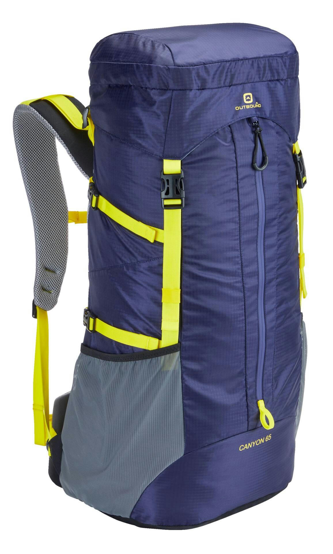Outbound Canyon Lightweight Backpack For Hiking/Camping/Travel, 65-L