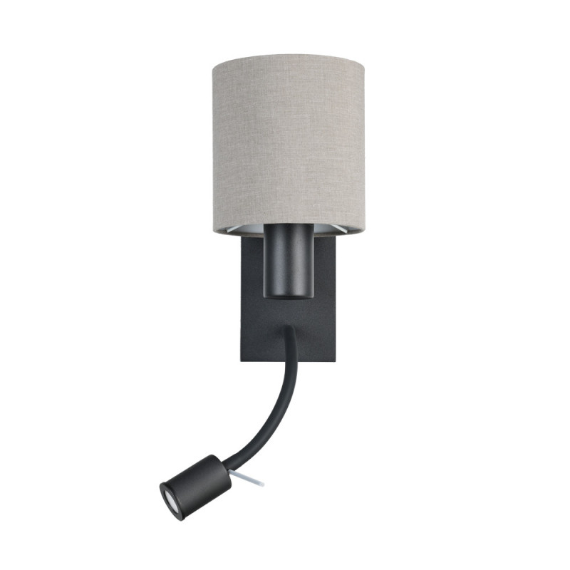 Applique Pasteri noire et anthracite LED et E27 43,8 W EGLO