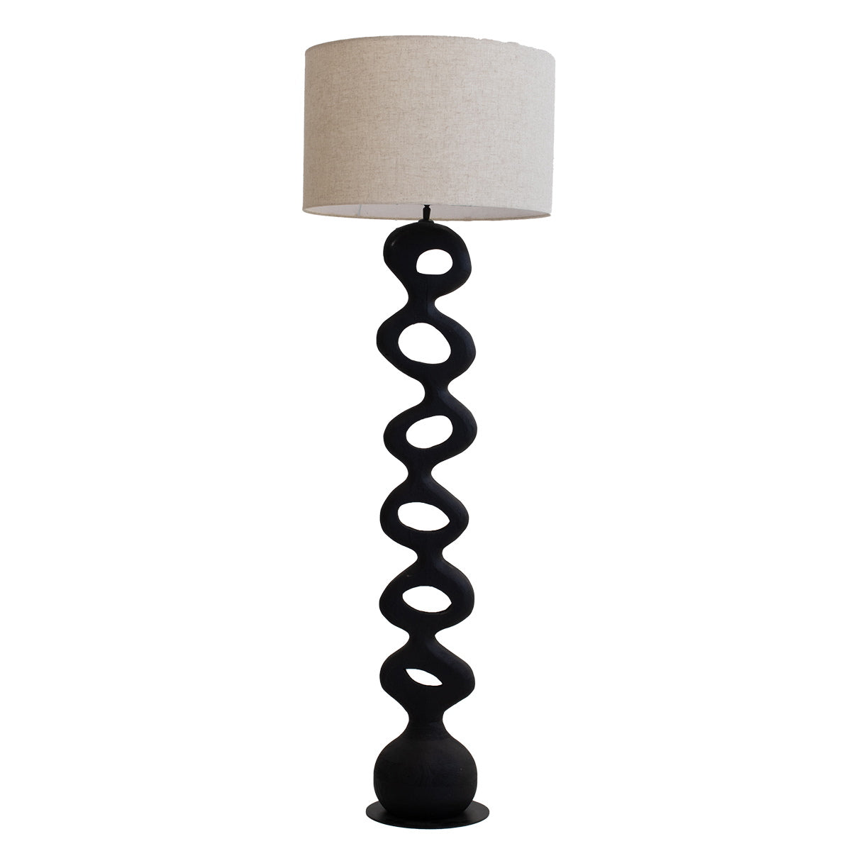 Giga Meubel Vloerlamp Savio - Zwart