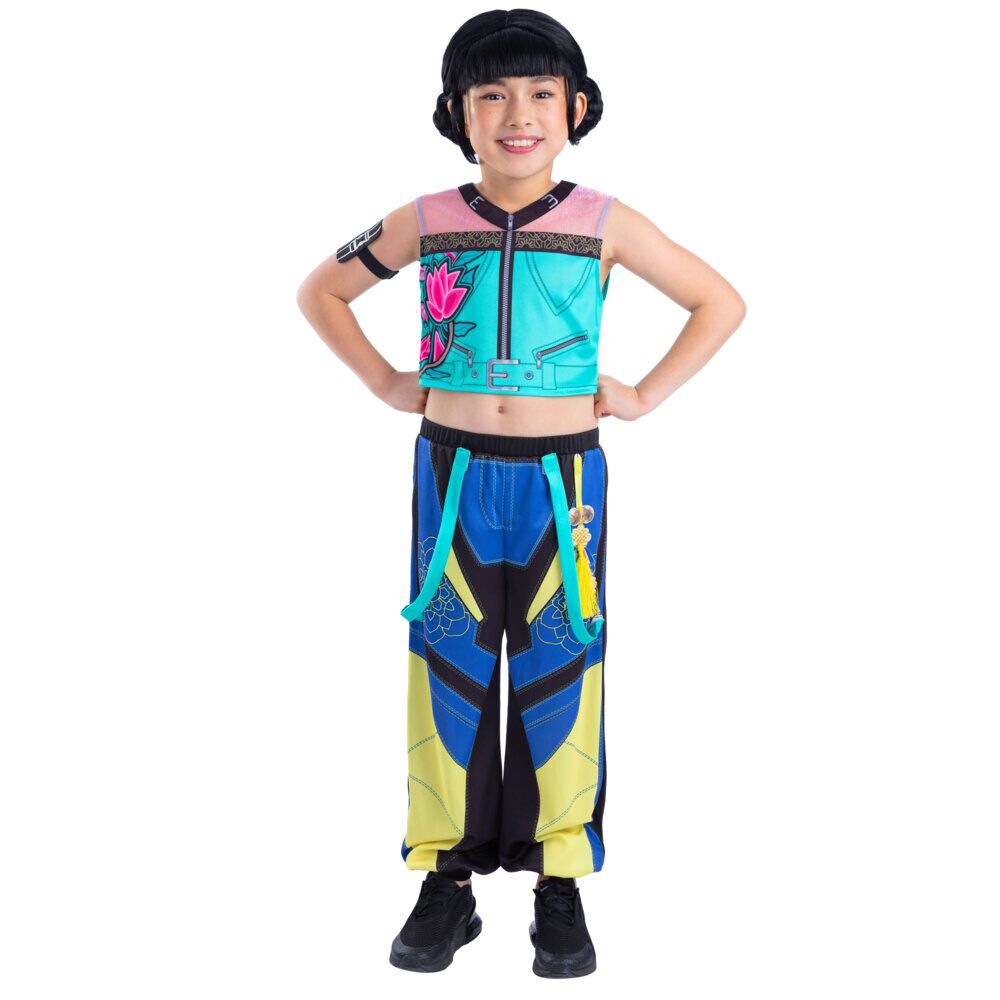 Déguisement enfant fille KPOP Zoey bleu 7/8ans