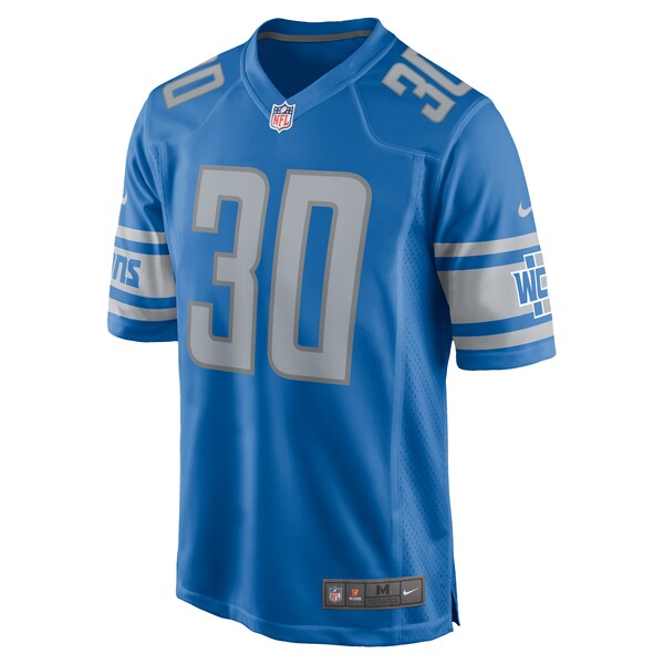 Khalil Dorsey Detroit Lions Nike  Game Jersey -  Blue