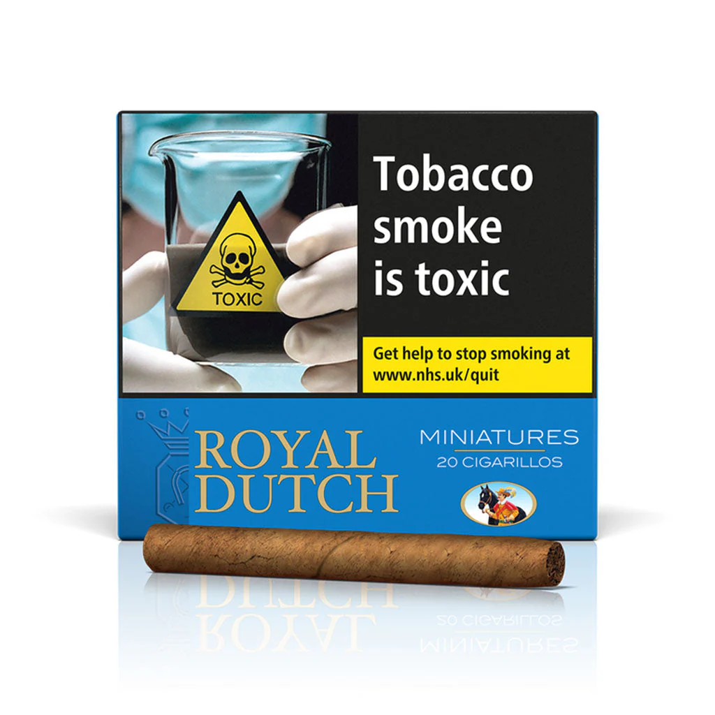 Royal Dutch Miniatures Blue 20s Cigars