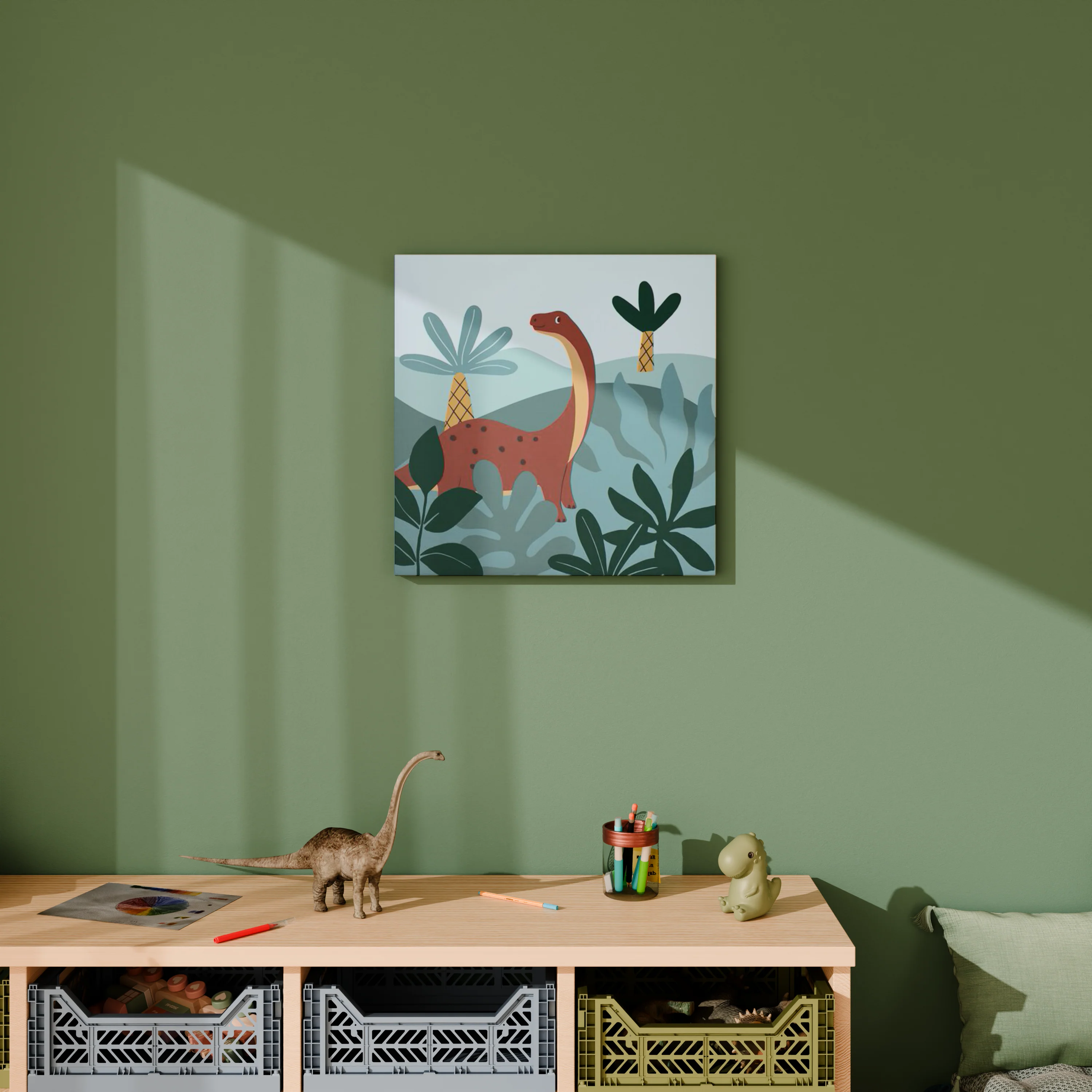 Toile imprimée DINOLO 60 x 60 cm