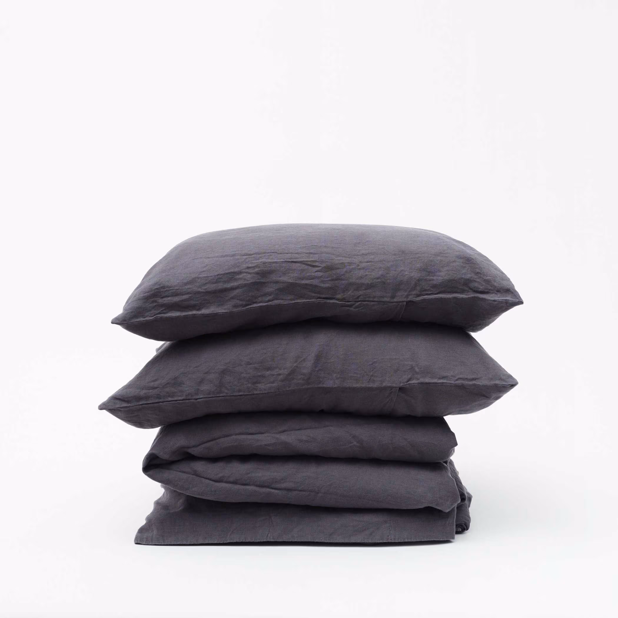 100% Linen Duvet Cover Set, Garment Washed, Linen Comforter, Soft, Natural, Organic European Linen Bedding Duvet Cover & 2 Pillowcases