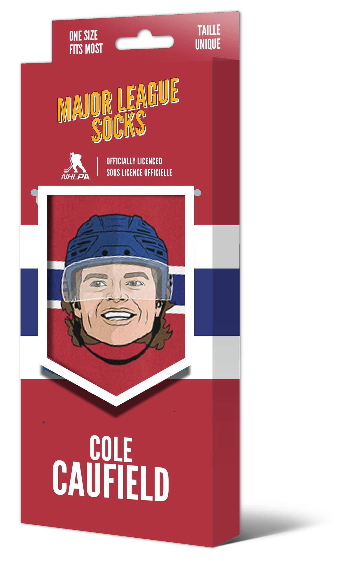 Major League Socks NHL Montreal Canadiens Cole Caufield 