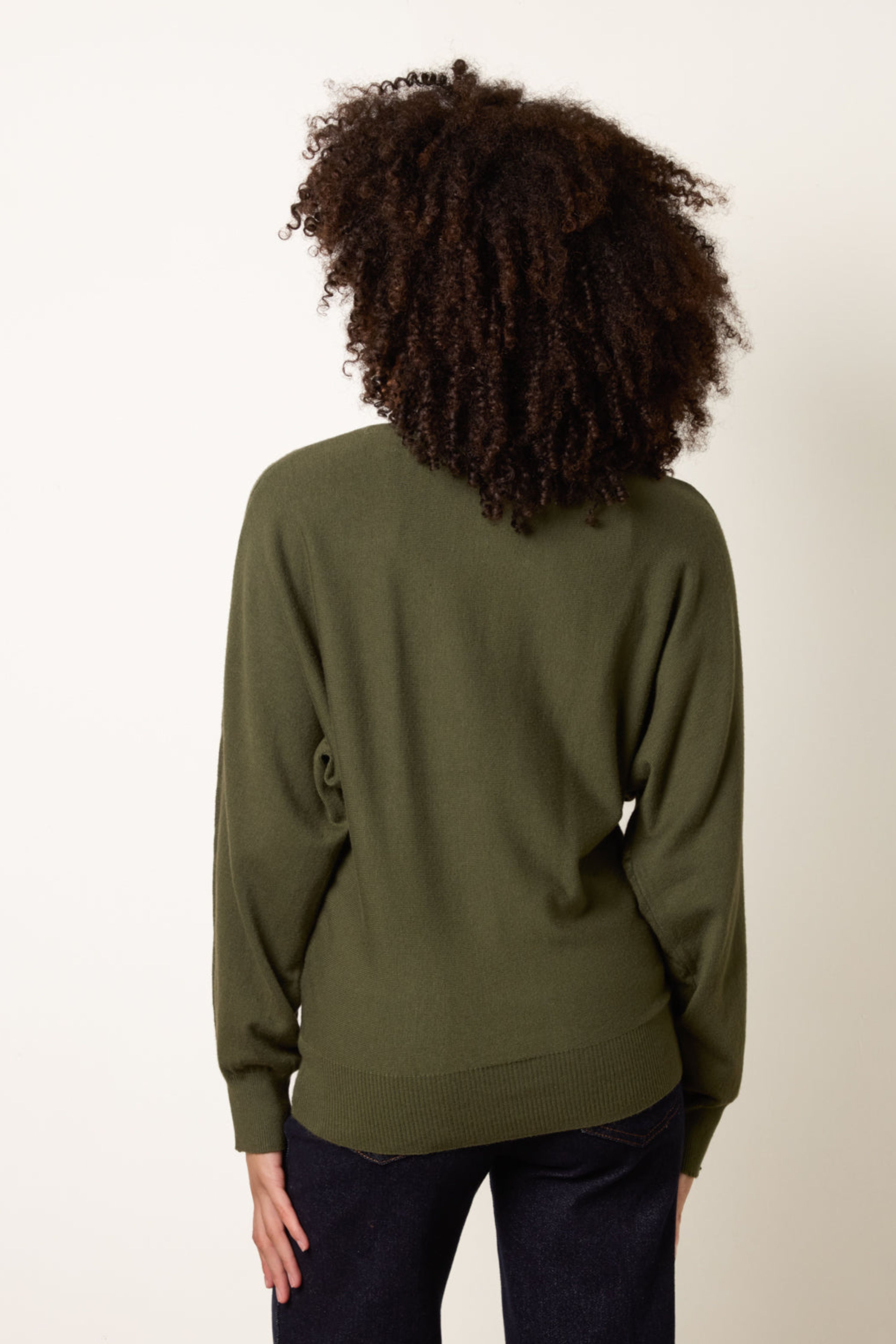 Blue Vanilla Khaki Patterned Jumper