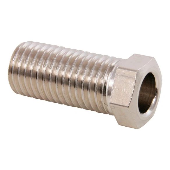 Hohlschraube, Metall, silberfarben