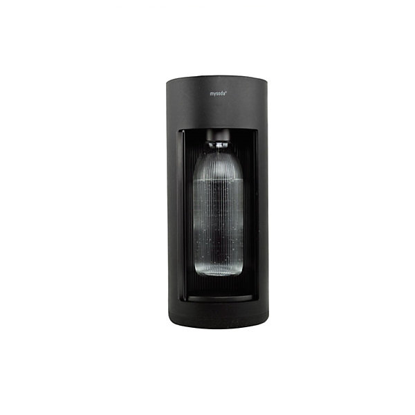 Machine à gazéifier l'eau   2 bouteilles noir Mysoda GL004F-B-FR glassy
