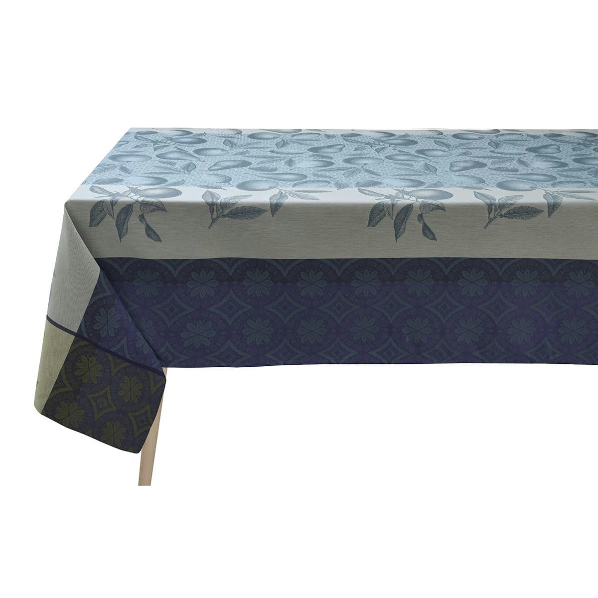 ARRIÈRE-PAYS - Nappe en coton cassis 175 x 175
