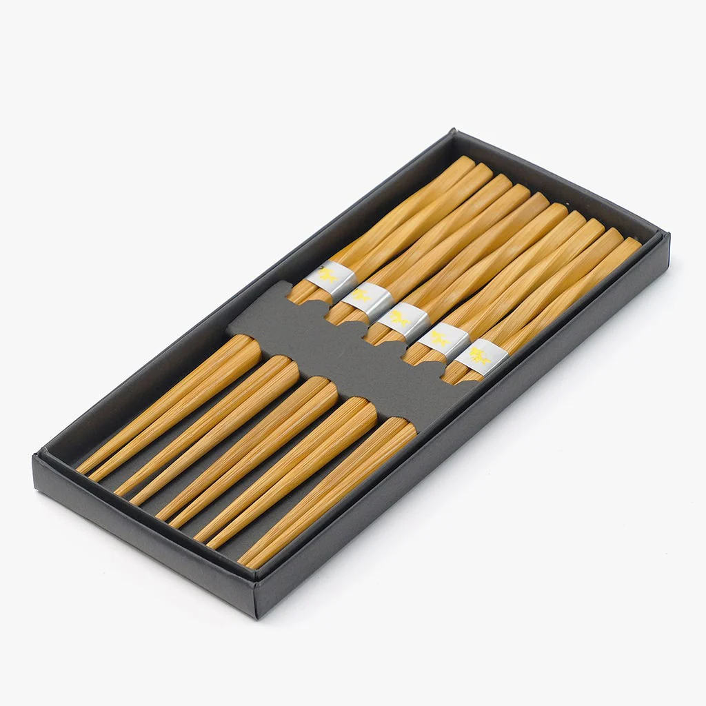 Conjunto de 5 Pauzinhos Bambu CHOPSTICKS