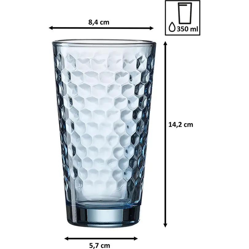 Longdrinkglas 6er-Set Favo