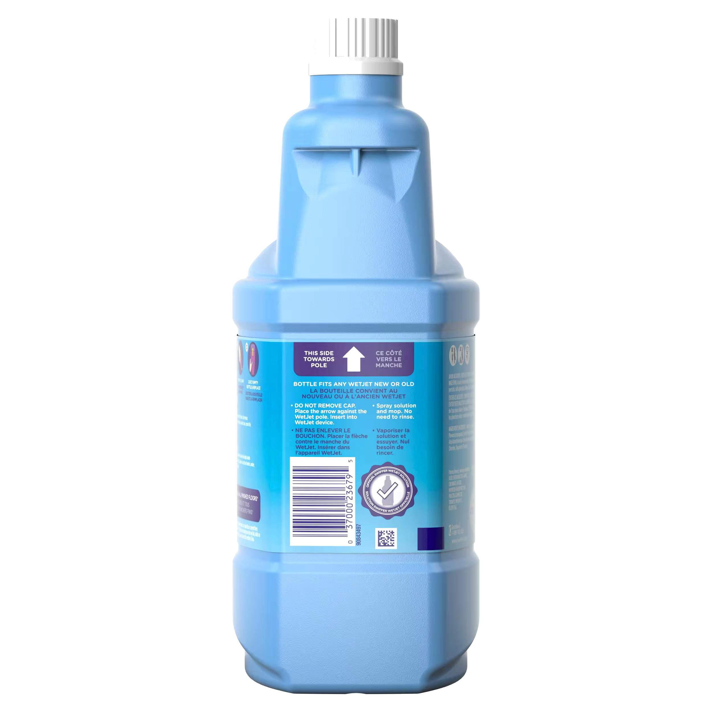 WetJet Multi-Purpose Floor and Hardwood Liquid Cleaner Solution Refill, Open Window Fresh Scent, 1.25 l