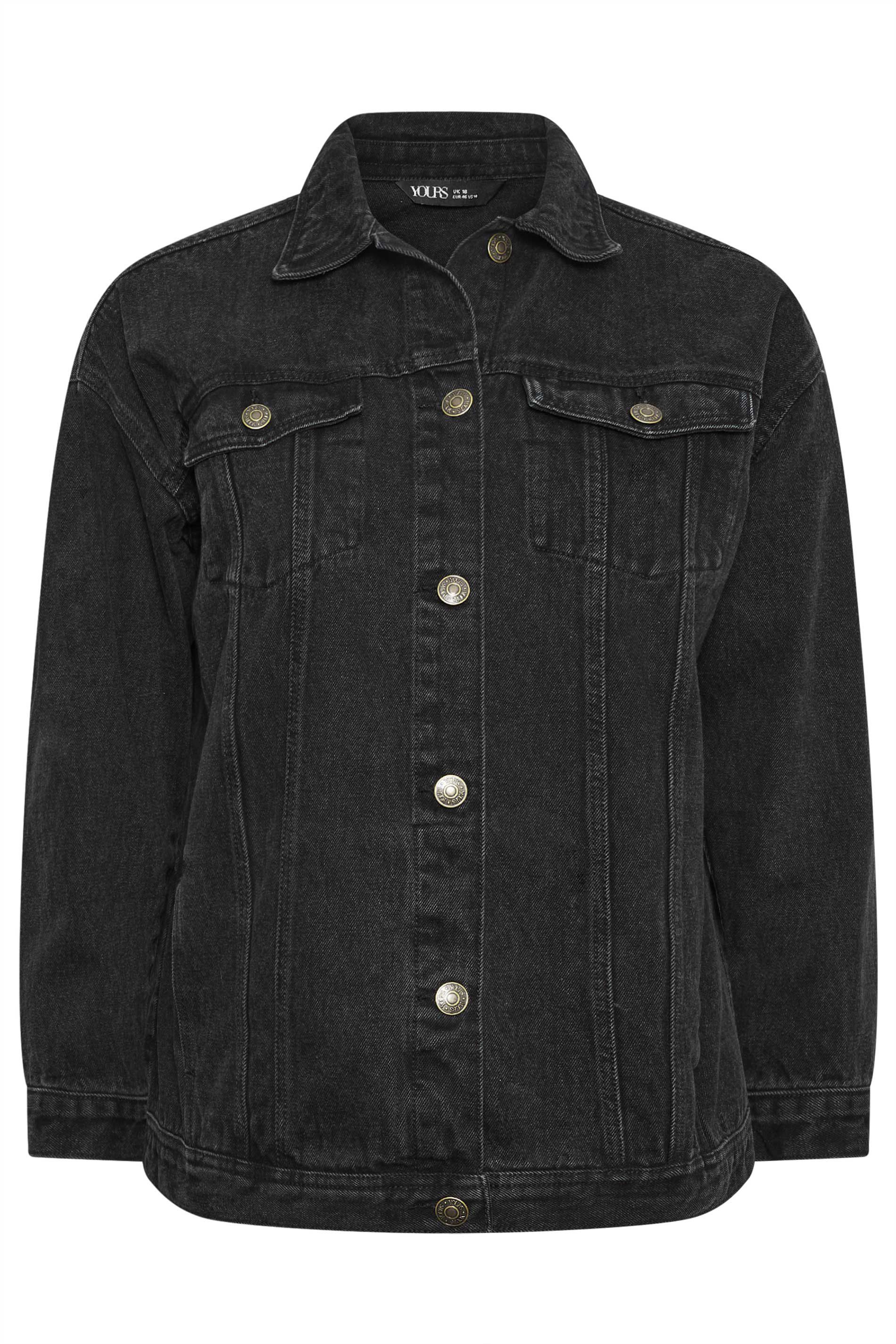 Yours Washed Oversized Denim Jacket