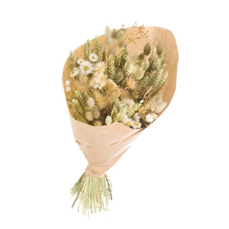 - Bouquet de fleurs séchées naturel/blanc XL