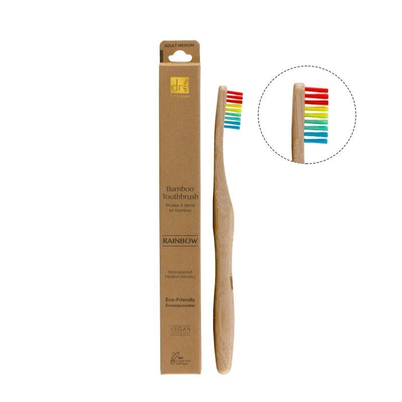 Dr. Botanicals Vibrant Bamboo Toothbrush Kit