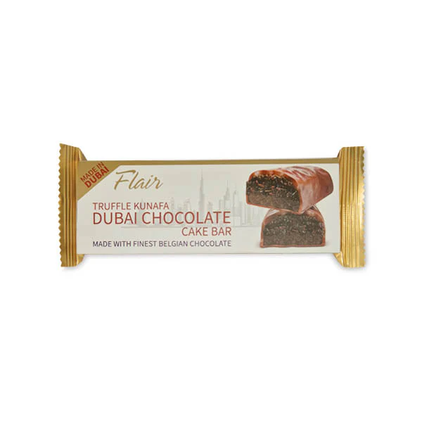 Dubai Flair Truffle Kunafa Cake Bar 40g