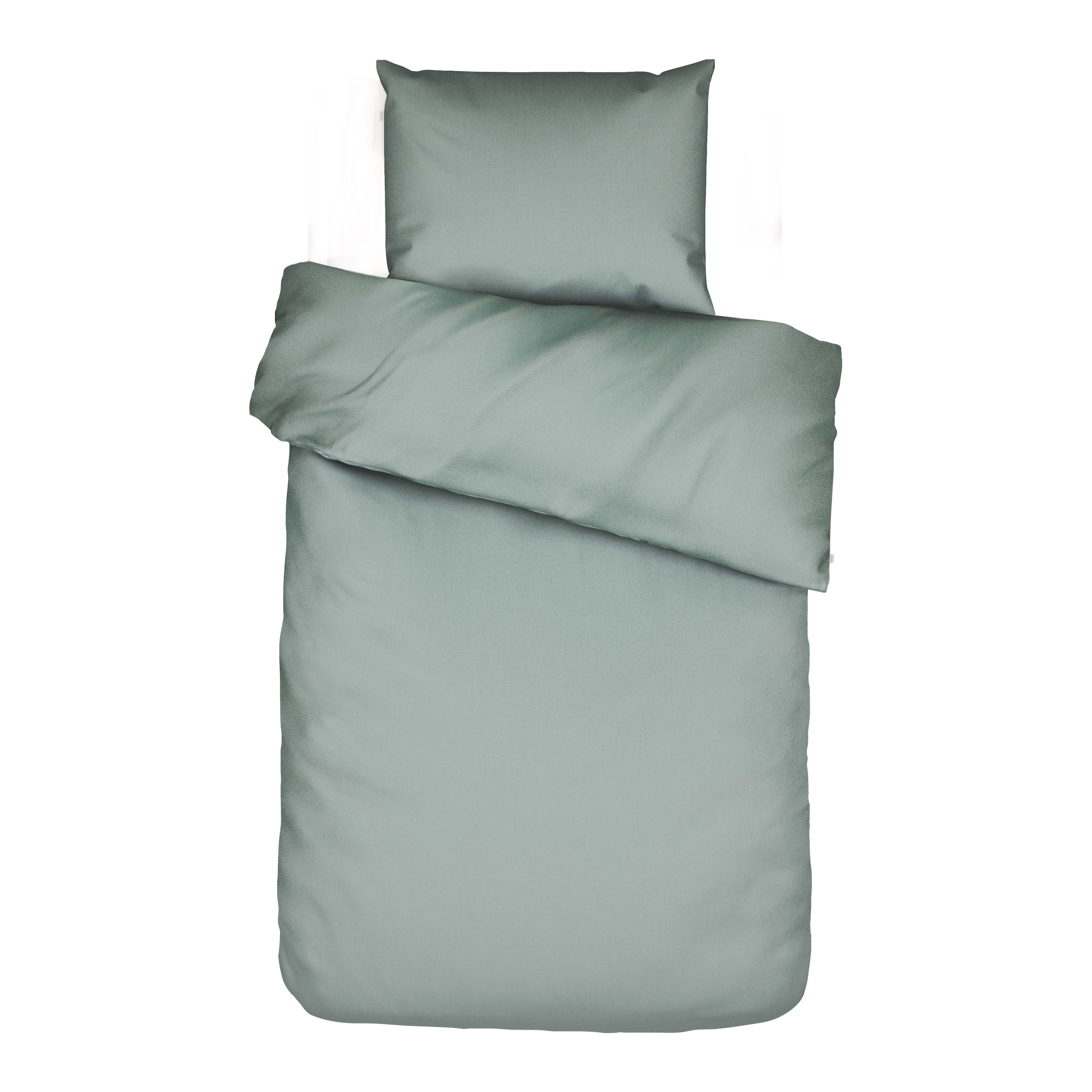 Essenza Minte Dekbedovertrek 140 x 220 cm - Dusty green