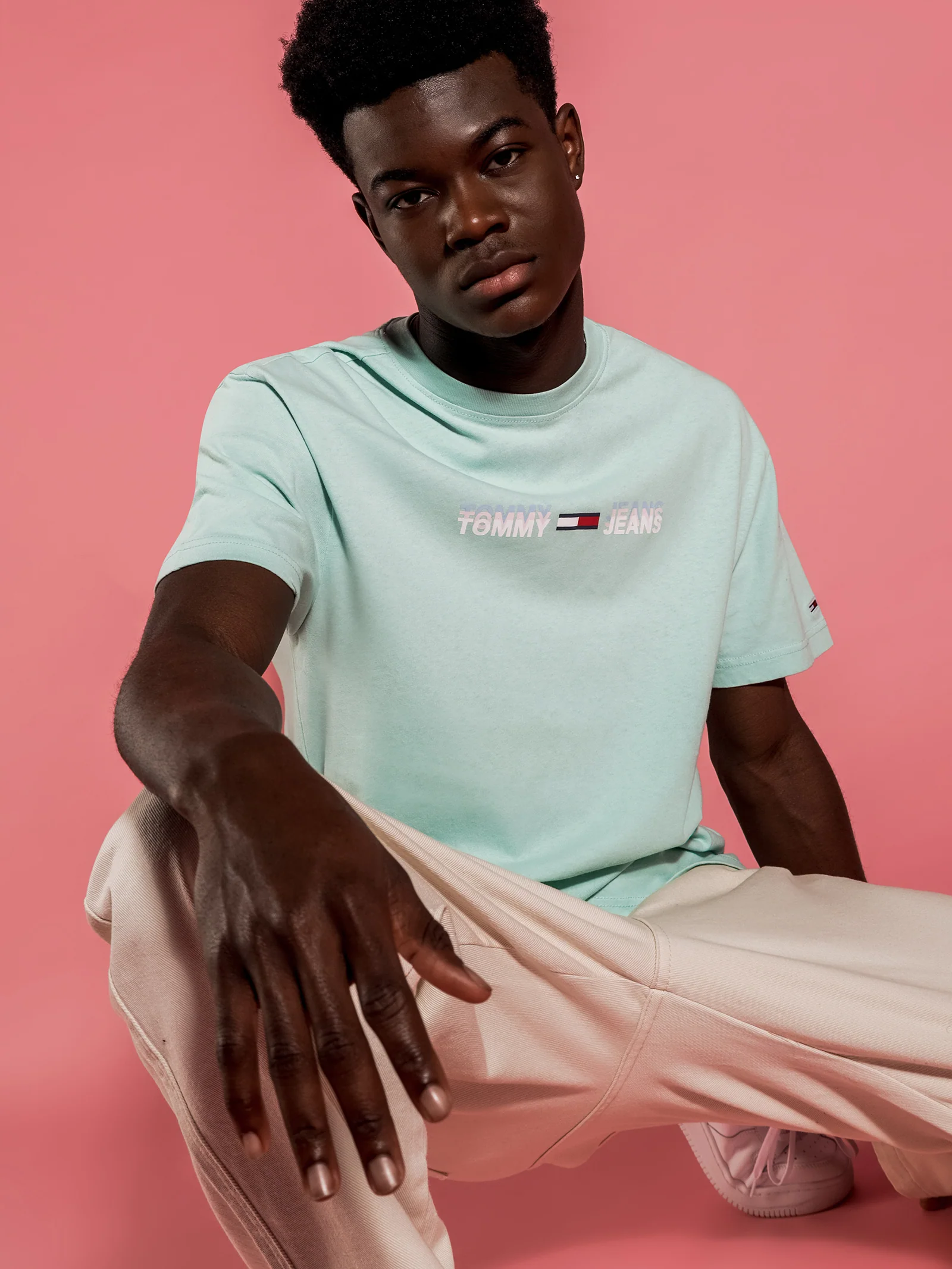 Pastel Linear Logo T-Shirt
