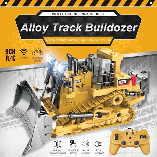 NNEOBA RC Buldozer Toy Truck for Kids