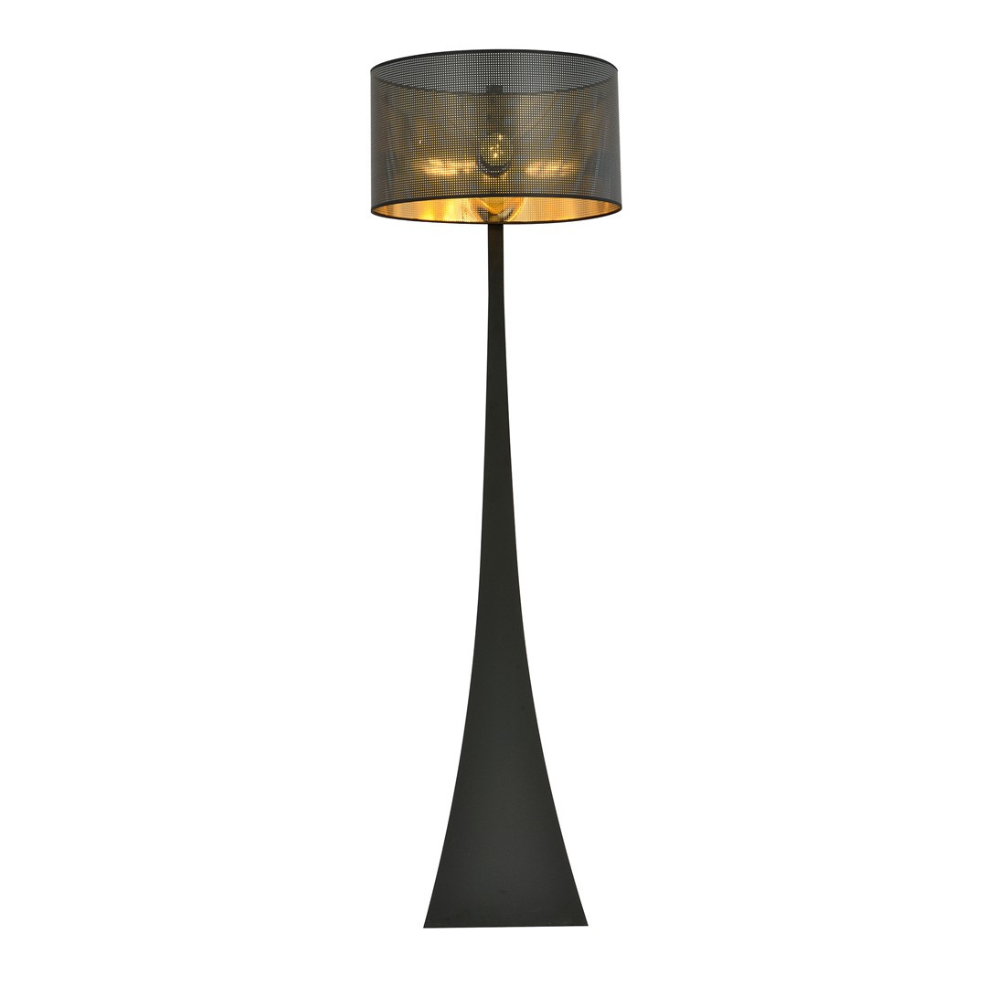 Lampa podłogowa estrella lp1 black/gold