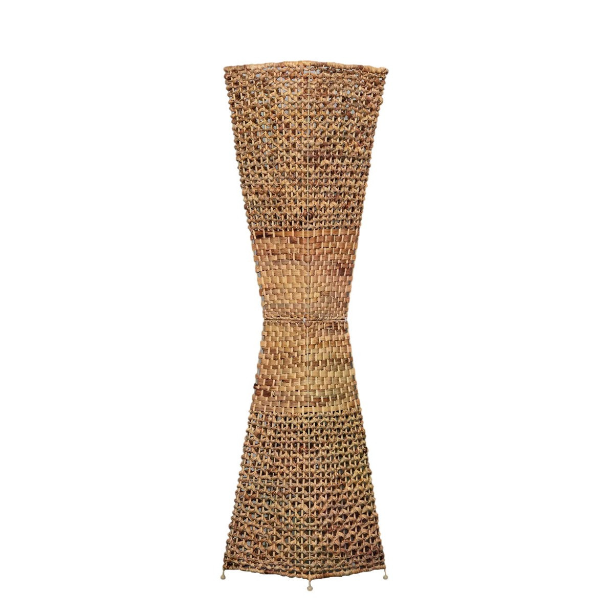 Lampa podłogowa brązowa Carlotta 2xE27x40W wym:130x30x30cm Abruzzo