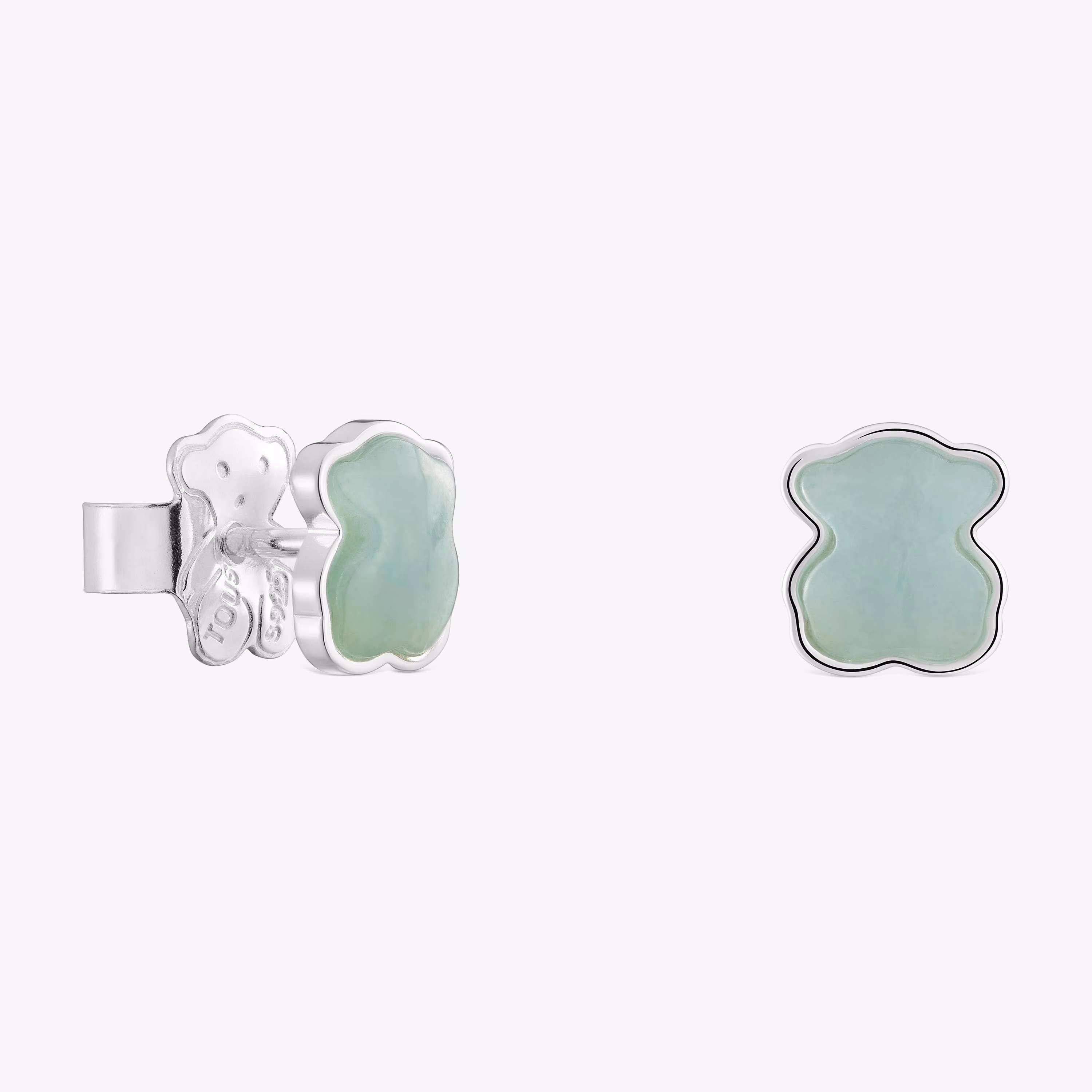 Pendientes de plata con calcedonia TOUS Color